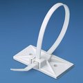 Panduit Cable Tie Mount, Snap-In, Adh., GRY SMS-A-D14